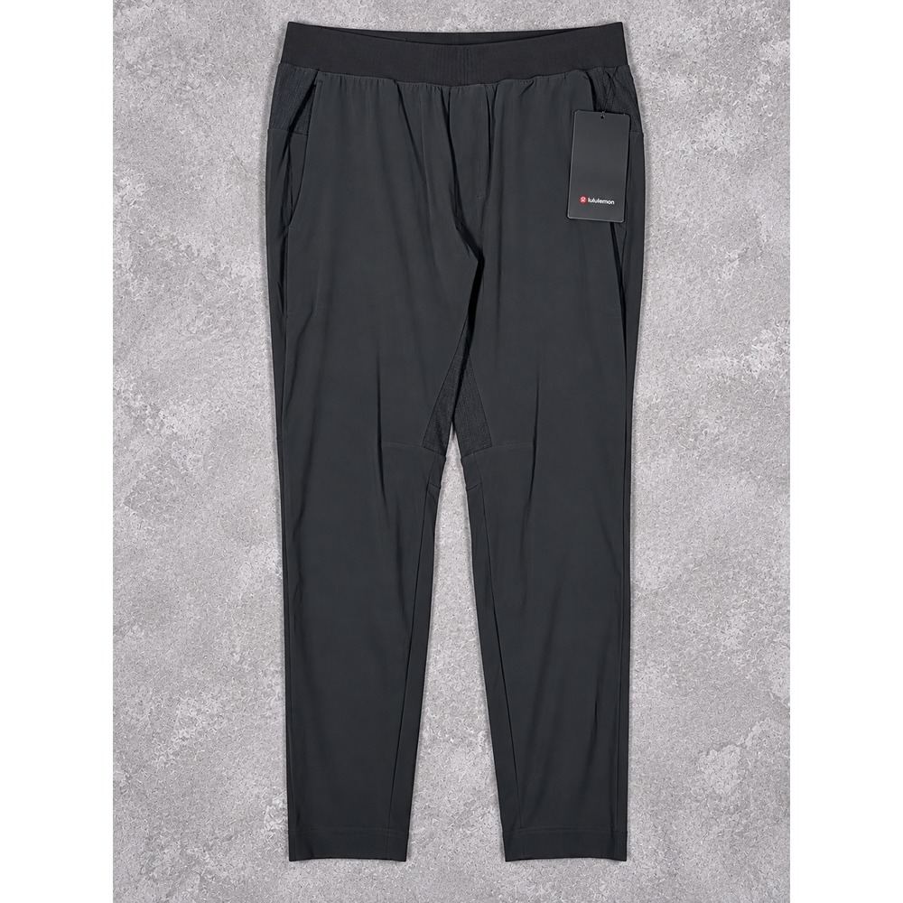 Lululemon In Mind Jogger Pants Mens Large Gray Yoga Training Mesh Activewear